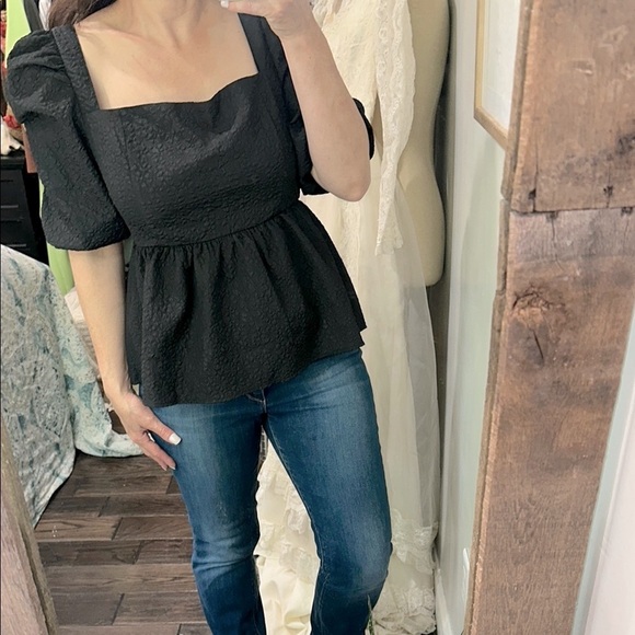 None Tops - Elegant Black Women's bohoTop size large